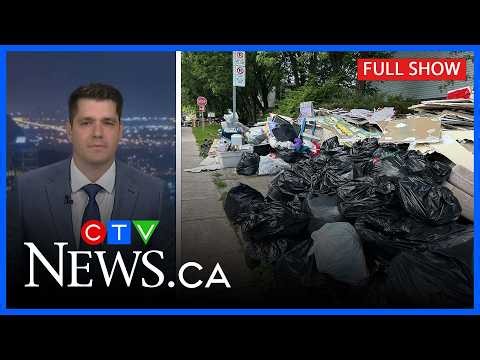 Piles of garbage left after flood | CTV News Montreal at SIX for June 28, 2026