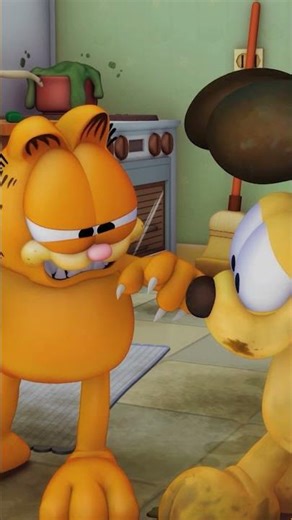 First impressions matter! 😇 #Garfield #cartoon #animation #thegarfieldshow