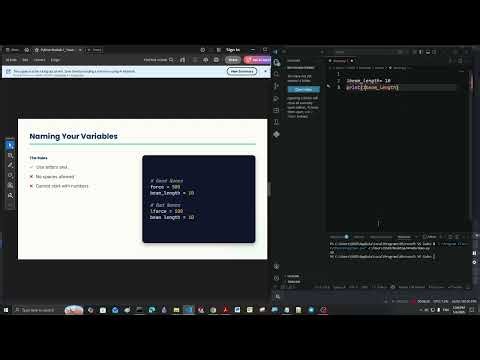 Python Tutorial #1 | Variables, Type Casting & User Input