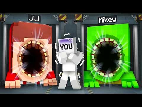 YOU vs JJ and Mikey SHAWARMA Monsters - Maizen Minecraft Animation