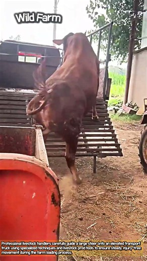 Mastering the Art of Loading Hesitant Livestock Safely #worker #process #ranchwork #handling