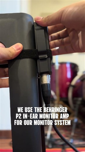 Too loud? Just switch to the @behringer P2 for practice.