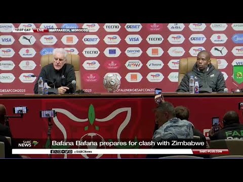 Afcon 2025 | Bafana media briefing ahead of Zimbabwe clash on Monday