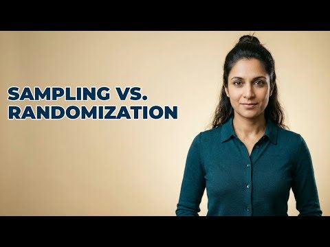 How Does Randomization Differ From Random Sampling?