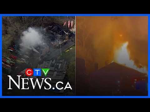 Police investigating cause of Toronto Humber Yacht Club fire