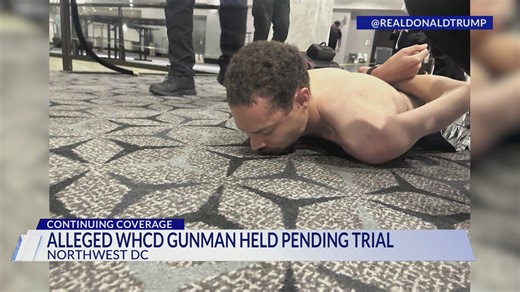 Suspect accused of trying to assassinate Trump at correspondents dinner to be held pending trial