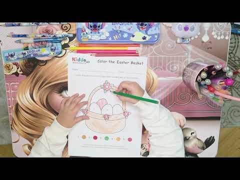 Color the Easter Basket for Kids | Fun Easter Coloring Activity | EZ Sisters