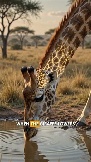 The Giraffe's Neck Should Be Impossible… But Nature Fixed It🦒. #Science #Evolution #Giraffe