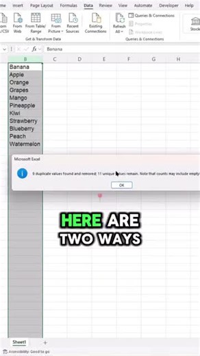 Remove Duplicates Like a Pro in Excel