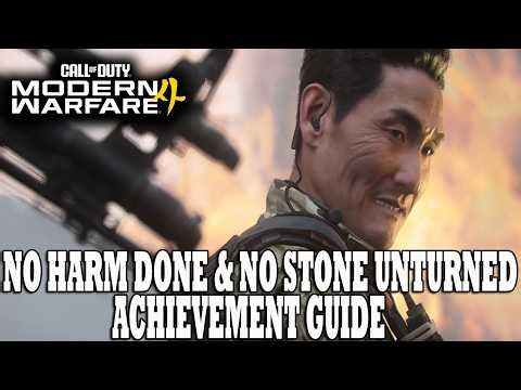 Call Of Duty Modern Warfare 4 Guide | No Harm Done & No Stone Unturned Achievement / Trophy