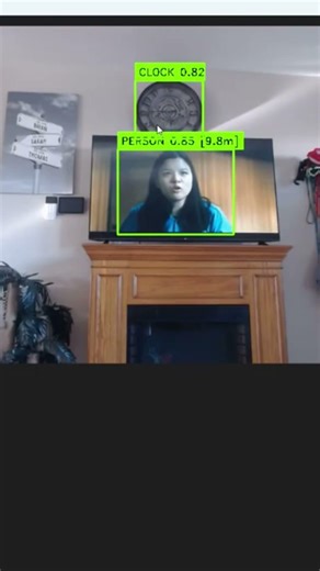 Yolo object detection with speech, counting and distance estimation. #technology