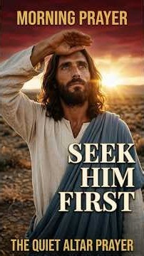 Early Will I Seek You | A Morning Prayer (Psalm 63)