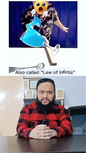 Newton's First Law Demonstration | #shorts #physics #experiment