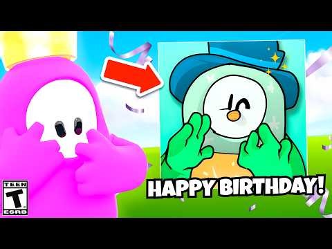 Fall Guys TODAY is A The Falltastic Guy @EliBroHF BIRTHDAY Celebrates With Viewers!