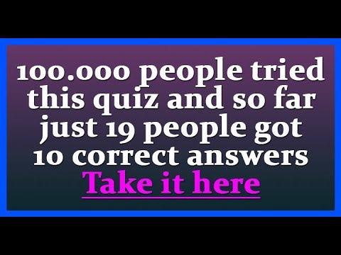 Tricky Trivia Quiz
