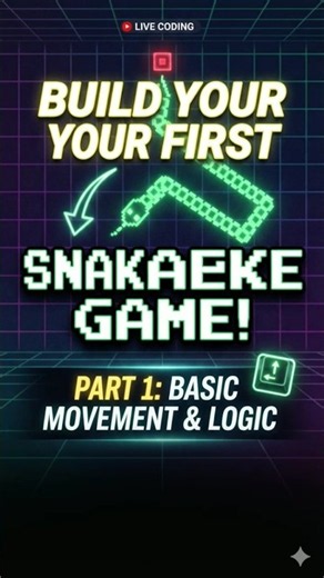 How To Make A Snake Game in JavaScript - Part 1 | Beginner Tutorial#shorts