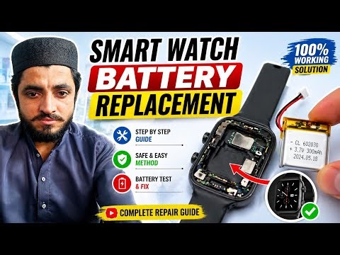Smart Watch Not Charging? Battery Replacement Fix