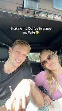 Shaking my coffee to annoy my wife 😂