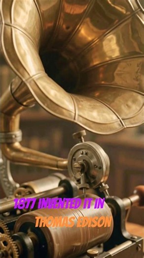 Thomas Alva Edison invented the phonograph in 1877.It was one of the first machines that could.