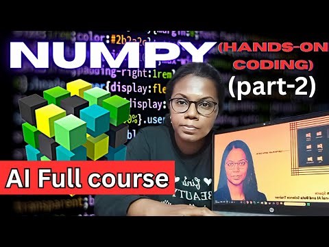 Day-18/90 | AI, DS and ML complete course for beginners in English | Hire Ready | Numpy(Part-2)