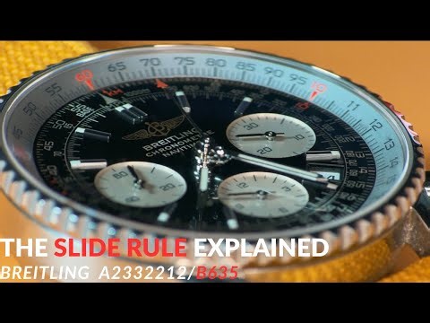 How to use a Slide Rule Breitling Navitimer