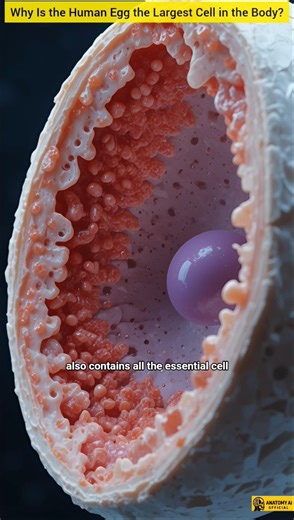 Why Is the Human Egg the Largest Cell in the Body? 🥚 | Amazing Biology Facts