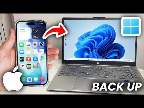How To Back Up iPhone To PC or Laptop - Full Guide