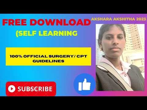 Free download CPT Surgery Coding | Official Guidelines-