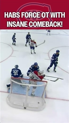 Habs force OT with FOUR-GOAL comeback!