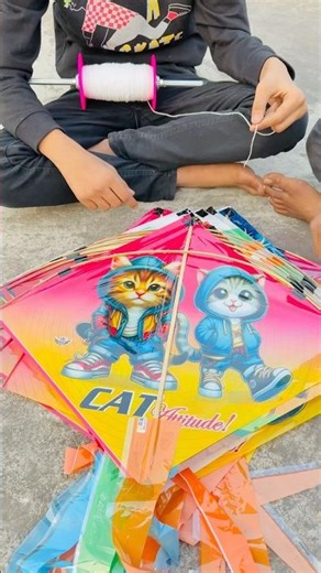 Making Rocket Kite 🪁 #shorts #patang #kite