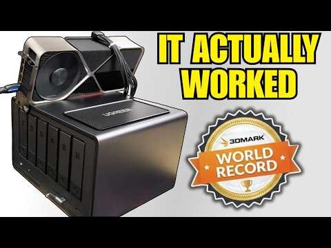 I Put a 4090 in a NAS and Broke 2 World Records