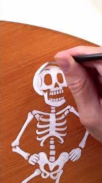 Painting Spooky Skeletons! 💀 #painting #art #halloween
