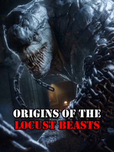 The NEW insane origins of the Locust creatures! #gearsofwar #gears5 #gearslore #gaming #xbox #gamingontiktok #lore #foryoupage #fyp #gearsofwareday