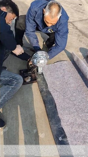 Canvas snap fasteners – good tools and machinery improve work efficiency.