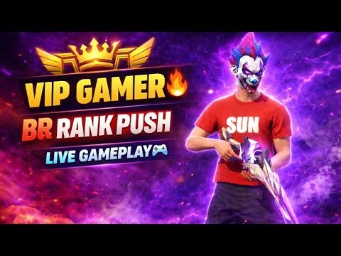 VIP GAMER LIVE BR RANK PUSH GAMEPLAY LIVE 😱#livesteam #freefire