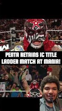 Penta vs. The World: IC Ladder Match at WrestleMania! 🪜🔥 #Raw #PentaElZeroMiedo #WrestleMania