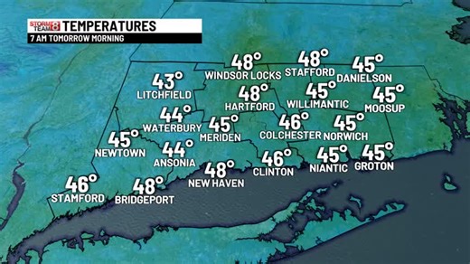 Rain, heavy at times overnight with cloudy skies and a shower possible on Thursday
