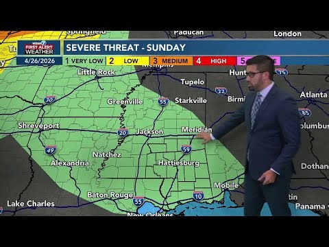 Strong storms are possible tomorrow