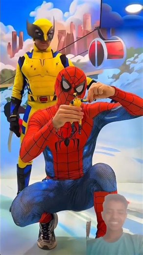 The history of superheroes😂 #spiderman