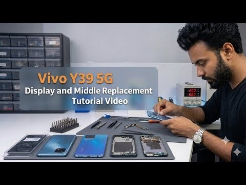 Vivo Y39 5g display & middle replacement tutorial video....