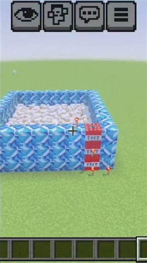 minecraft TNT chicken explosion 💥💥😂#minecraft #funnyshorts #memes #viralvideo #explosion #chicken