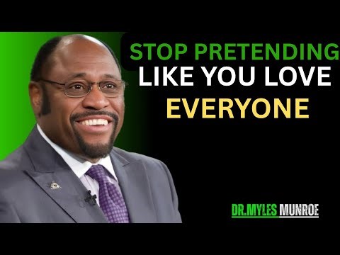 You Are Not Here To Please Everyone Dr myles munroe