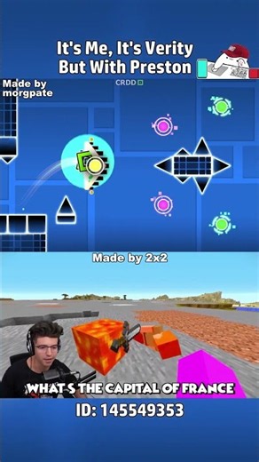 Geometry Dash It's Me, It's Verity But With Preston