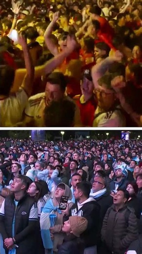 Spain & Argentina fans react to Ferran Torres' World Cup final opener 👀 ⚽️