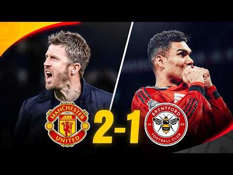 CHAMPIONS LEAGUE IS OURS! Casemiro SUPERB! ❤️ | MAN UTD 2-1 BRENTFORD