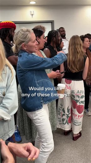 All for one and one for all. #ThePitt #Emmys #KatherineLaNasa #NoahWyle #shawnhatosy