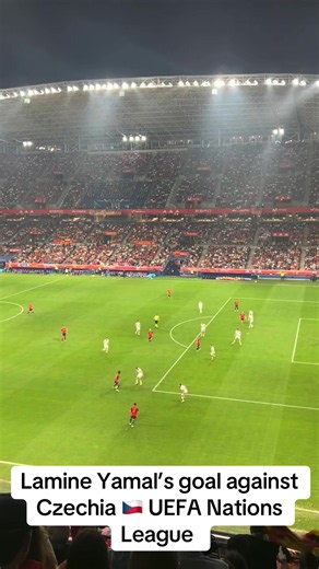 Lamine Yamal’s goal against Czechia 🇨🇿 uefa nations league . Full time Spain 🇪🇸 3-1 Czechia 🇨🇿 goals highlights fan’s reaction. Lamine Yamal vs Czechia 🇨🇿 dribbling skills goals now trending #lamineyamal #spain #uefanationsleague #fyp #rodri football fyy foru football TikTok