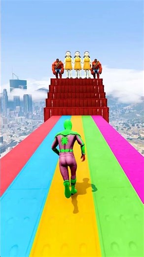 GTA 5 Epic Water Ragdolls | Spider-Man Jumps / Fails ep.19029 #shorts