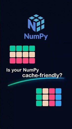 NumPy is SLOW unless you change this ONE setting! 🚀 (C-order vs F-order)