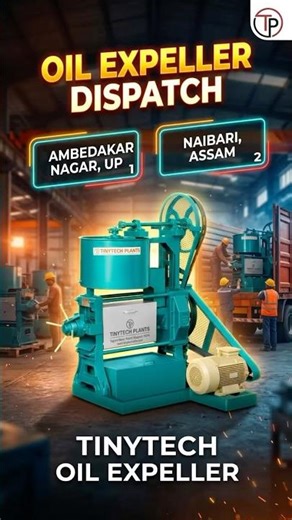 2 Cold press Oil Machines dispatched to UP and Assam. Best Cold press Oil expeller made in India🇮🇳